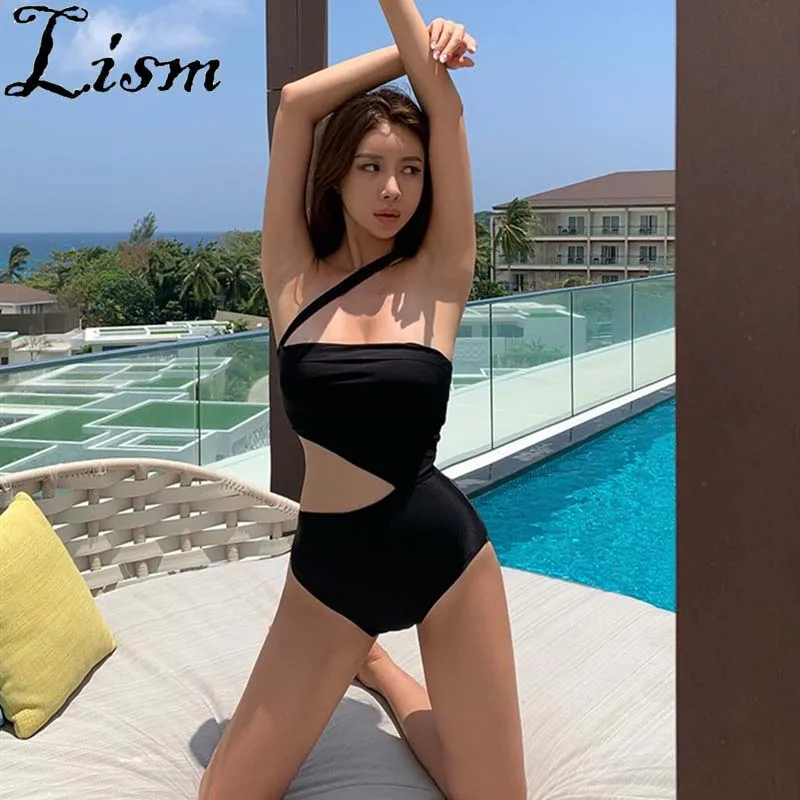 Женский бразильский купальник без спинки с высокой талией из нейлона и