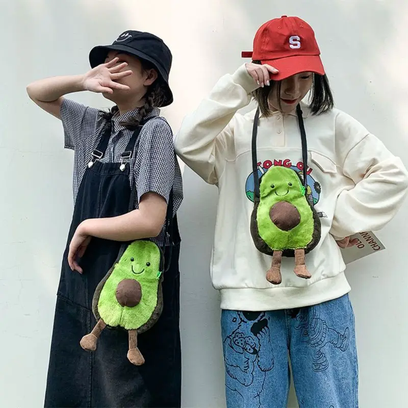 Женская сумка через плечо THINKTHENDO милая сумка-тоут в форме авокадо