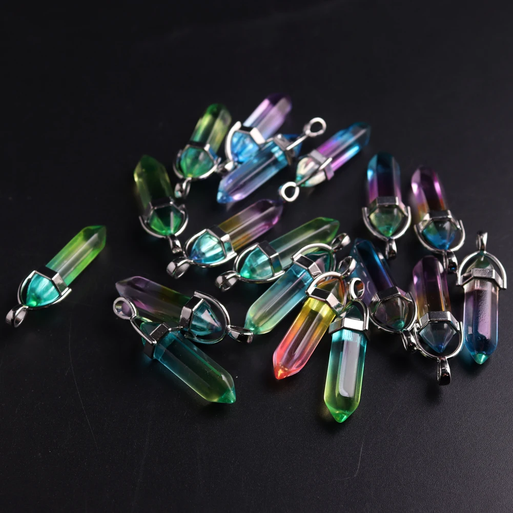 Подвеска пуля с шестигранным стеклом 50 шт. | Украшения и аксессуары