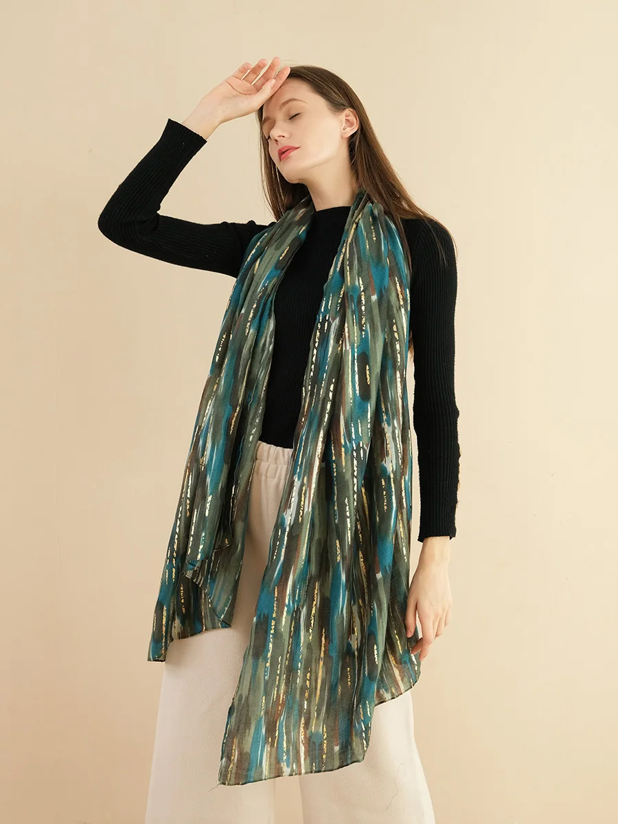 

Шаль женская, зимняя, осенняя, длинная, 200x85 см