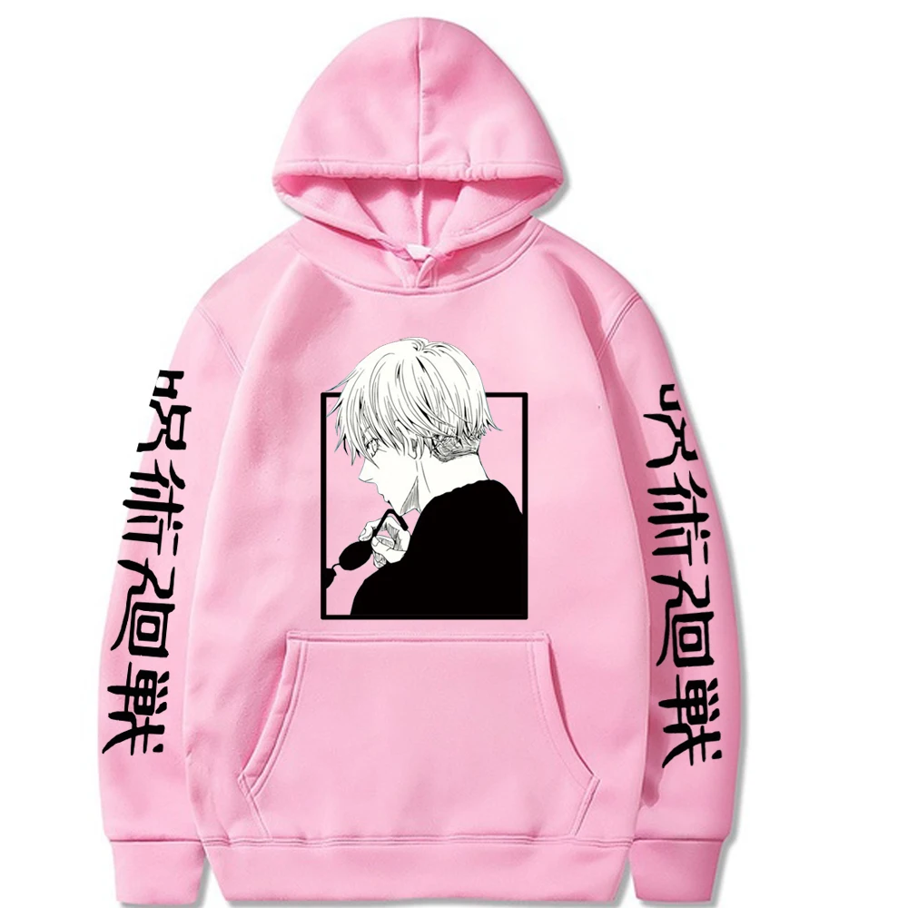 

Anime Hoodie Jujutsu Kaisen Satoru Gojo Hoody Male Long Sleeve Loose