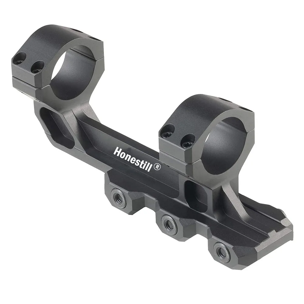 

25mm 30mm Dual Ring Offset Cantilever Scope Mount with Quick Release and Integrated Recoil Dampeners for Picatinny Rail