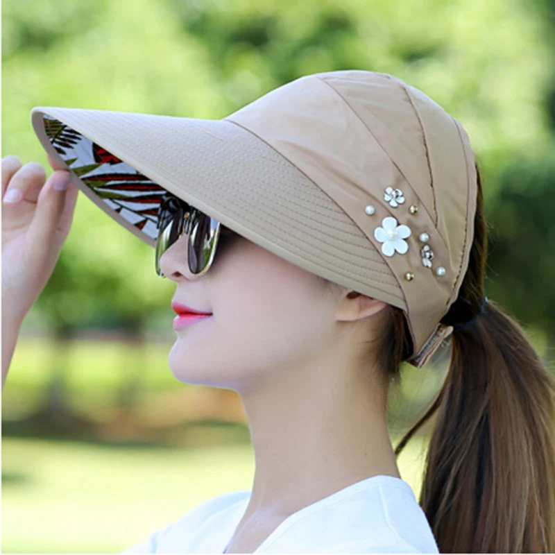 Солнцезащитные шапки для женщин Козырьки Шляпы рыбацкая пляжная шляпа рыбака с