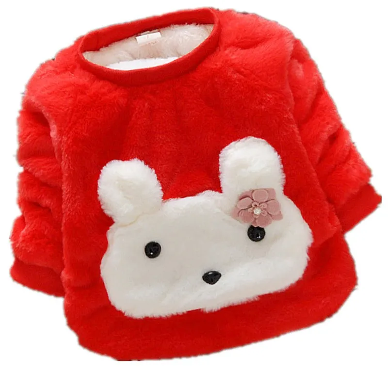 Русский бархатный свитер Одежда для новорожденных девочек милый