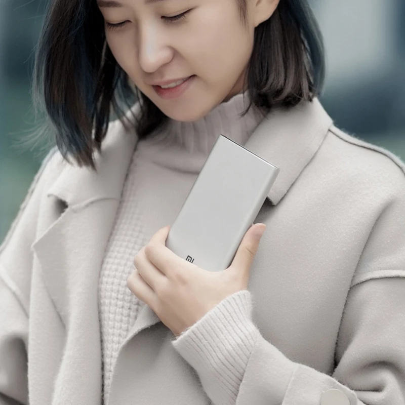Xiaomi Mi 10000mAh Power Bank 3 Pro Two-way Quick Charge USB-C Dual Input Output PLM12ZM 10000 mAh Powerbank for Samsung iPhone |