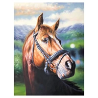 kowell 100 handpainted realistic horse oil painting on canvas art gift home decor living room wall art frameless picture