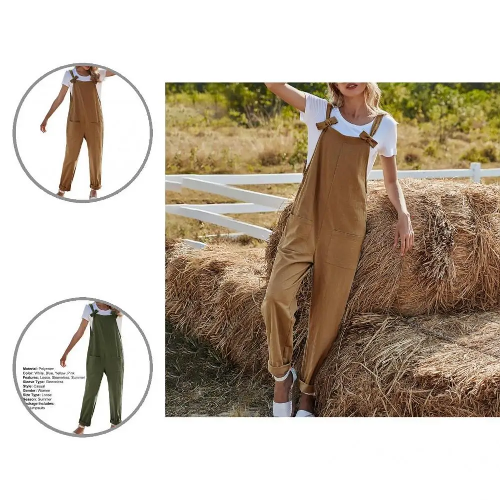 

Stylish Romper Sleeveless Anti-Pilling Machine Wash Romper Jumpsuits Women Romper