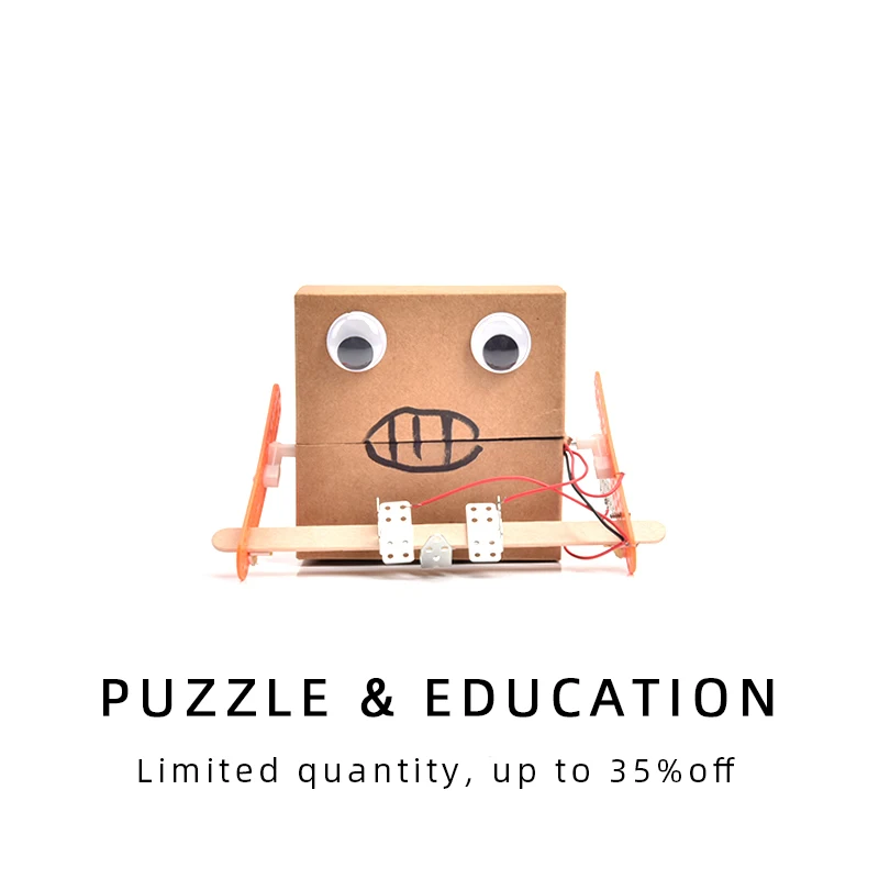 SZ паровой DIY Электрический робот веревка дети научное открытие игрушки стволовых