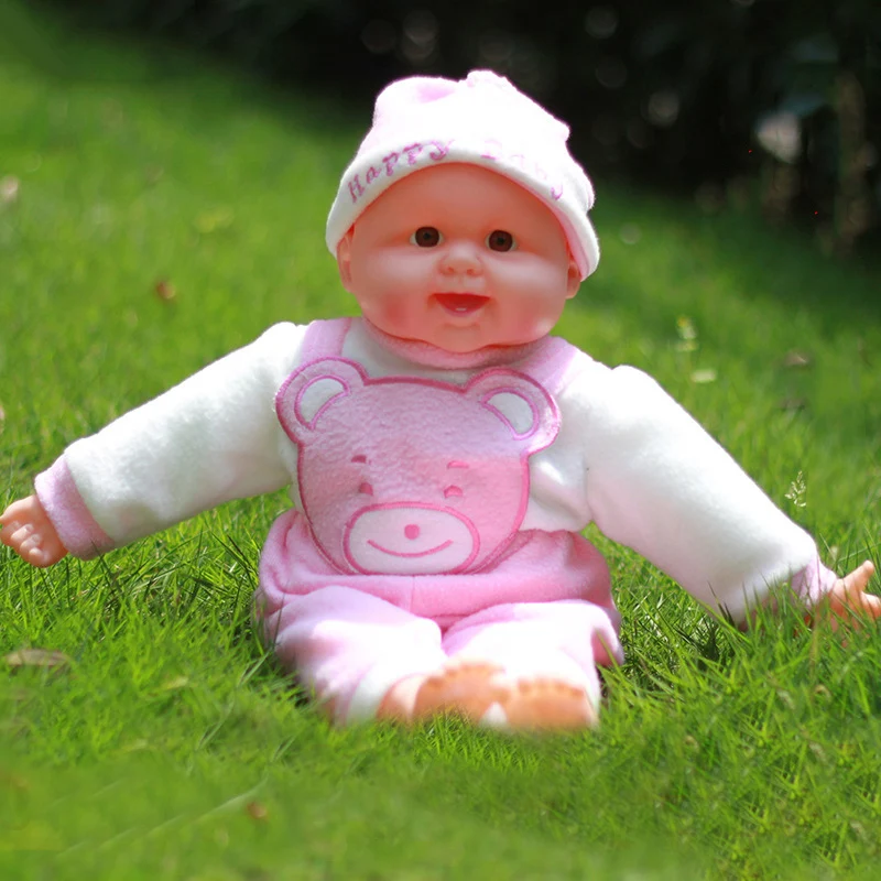 Кукла реборн 50/60 см с тканевым телом Реалистичная для обучения младенцу мягкая на