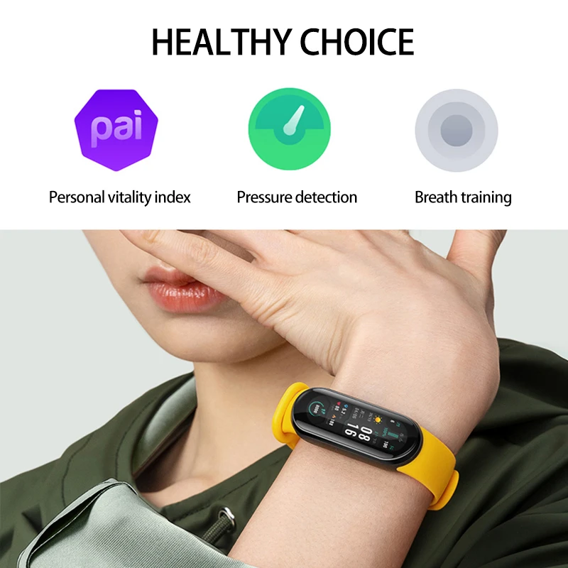 New M6 Smart Band Smartband Watch Bracelet Wristband Fitness Tracker Blood Pressure Heart Rate Bp Monitor Waterproof | Электроника