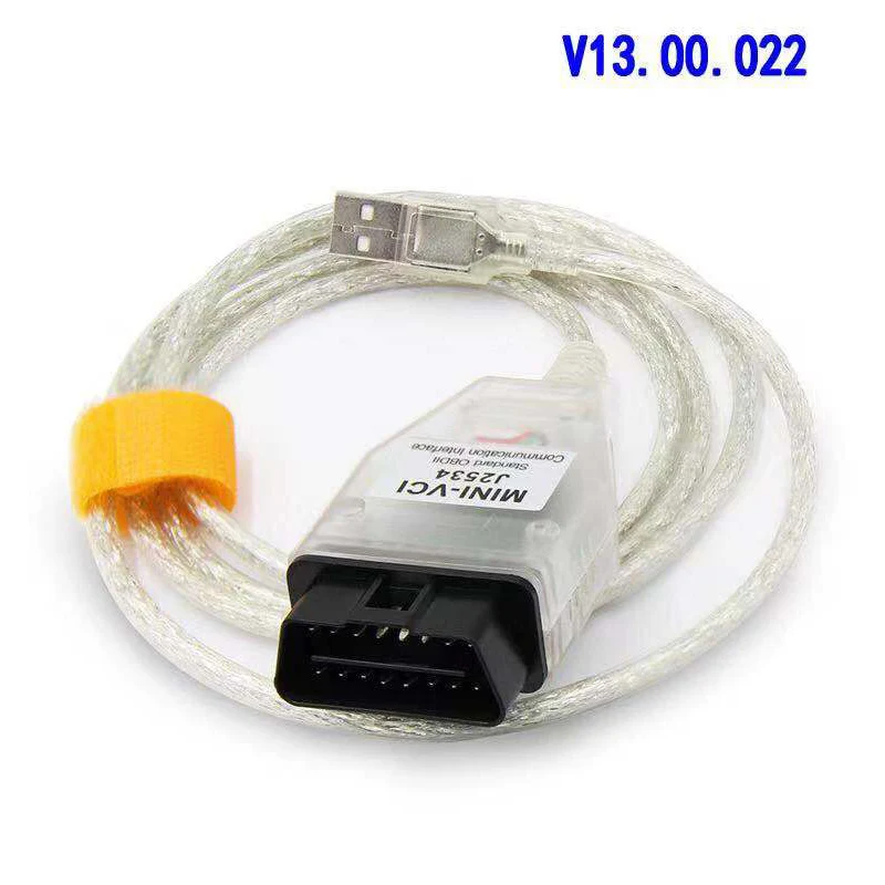 Мини VCI для TOYOTA один кабель V12.00.127 с чипом FTDI FT232RL Toyota MINI j2534 TIS Techstream поддерживает OEM