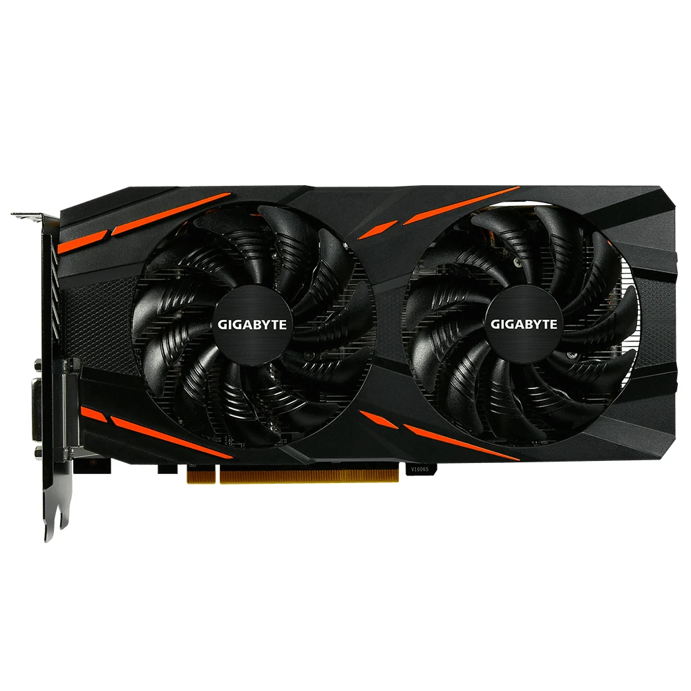 Видеокарта Gigabyte RX470 Radeon rx 470 G1 GAMING 4 Гб видеокарта для pc gaming gamer б/у карта|Видеокарты|