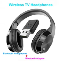 raxfly t5 bluetooth headphones transmitter for tv stereo wireless earphones earbud set wtransmitter adapter for optical digital