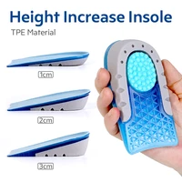 bangni increase insole invisible heightening shoes pad 1 3cm height lift half heel insert taller cushion sole for men women