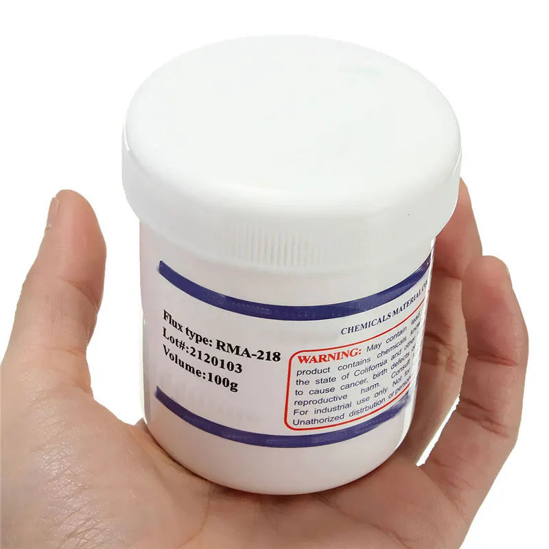 

1pc RMA-218 100g Welding Flux Soldering Paste Solder Oil BGA Reballing Repair Fluxes Paste For SMD PGA Reballing Welder Tools
