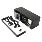 Светодиодный лазерный стробоскоп 4 в 1, DMX512, сценический эффект, для DJ, дискотеки, дня рождения, вечерние, свадебные, рождественские украшения, ночной клуб и бар