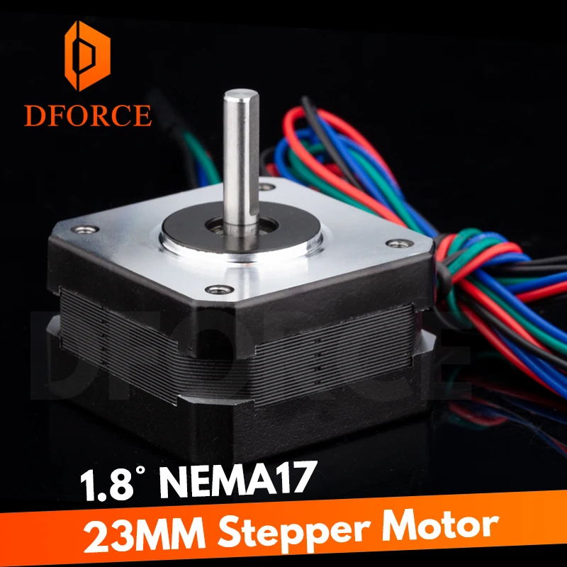 Двигатель экструдера шаговый двигатель 17 дюймов 23 мм титановый для титана