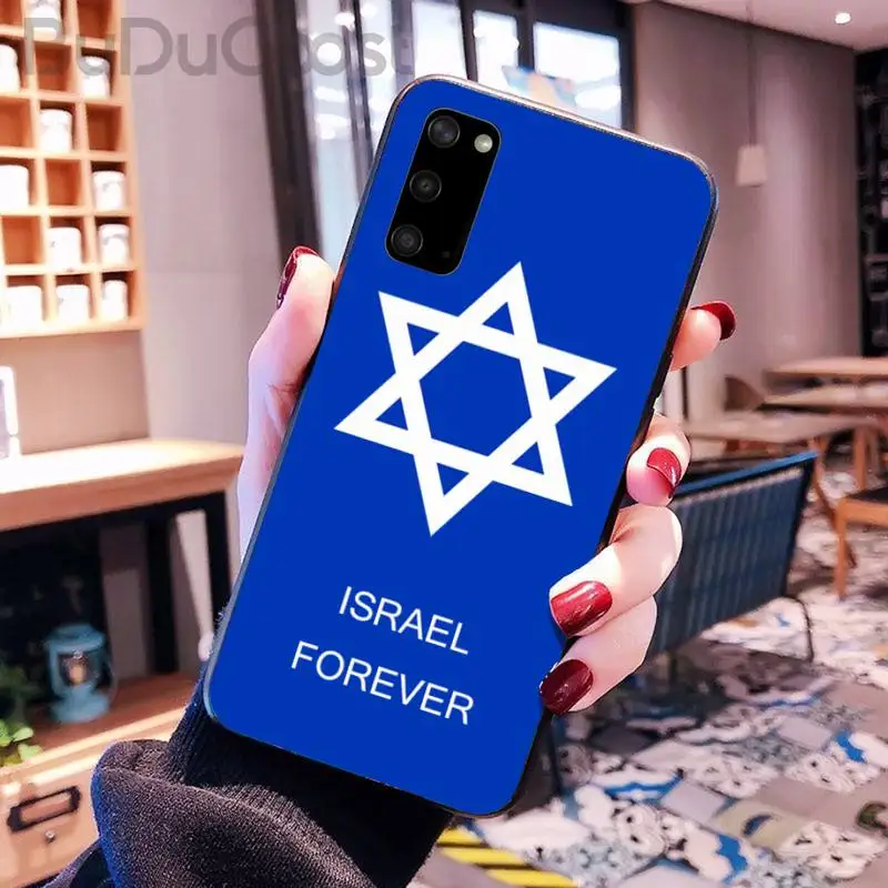 

Srael Flag Country Banners Phone Case for Samsung S20 plus Ultra S6 S7 edge S8 S9 plus S10 5G