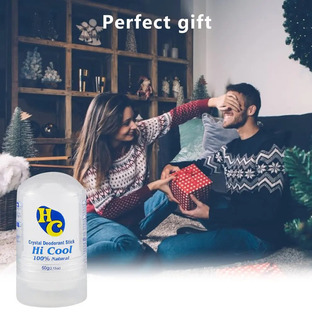 

HOT Portable Unisex Natural Deodorant Alum Stick Body Underarm Odor Remover new arrival