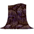 Одеяло в ретро стиле с рисунком Пейсли, мягкое Фланелевое покрывало из микрофибры с изображением кешью для пикника, домашний декор