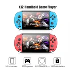 Портативная игровая консоль X12, 5,1 дюйма, 8 ГБ, 1000 игр