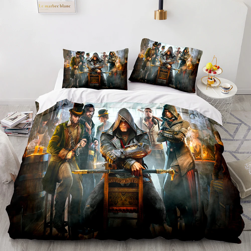 Комплект постельного белья Assassins Creed для односпальной и двухспальной кровати