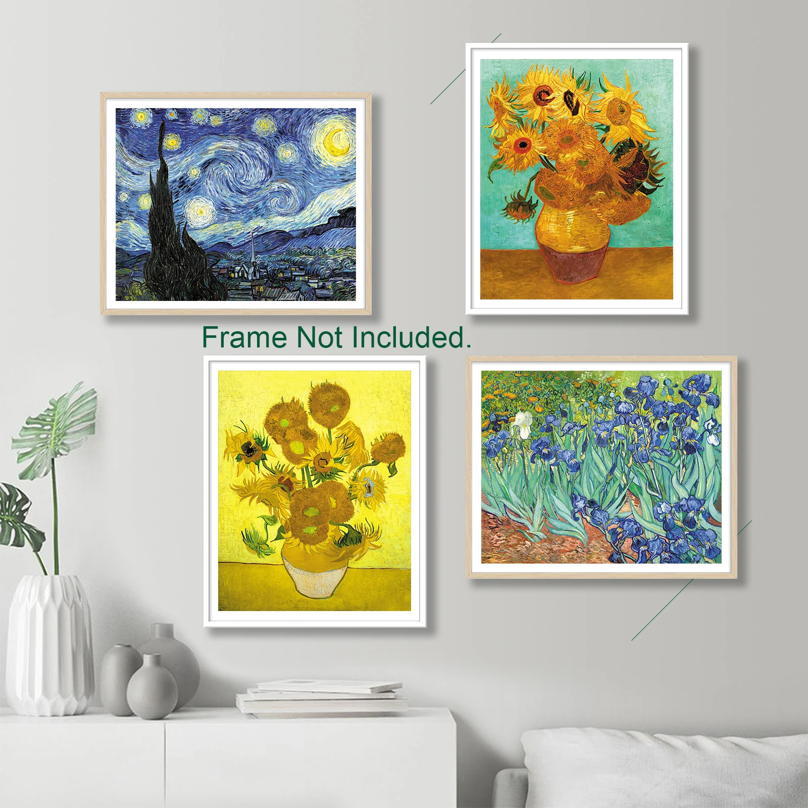 

Semsliny Van Gogh Wall Art Posters and Prints of Famous Painting Wall Art Prints Unframed Art Vincent Van Gogh Posters Prints