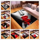Коврик с 3D рисунком wonderful lady, мягкий фланелевый напольный коврик для игры в спальню для девушек в гостиную