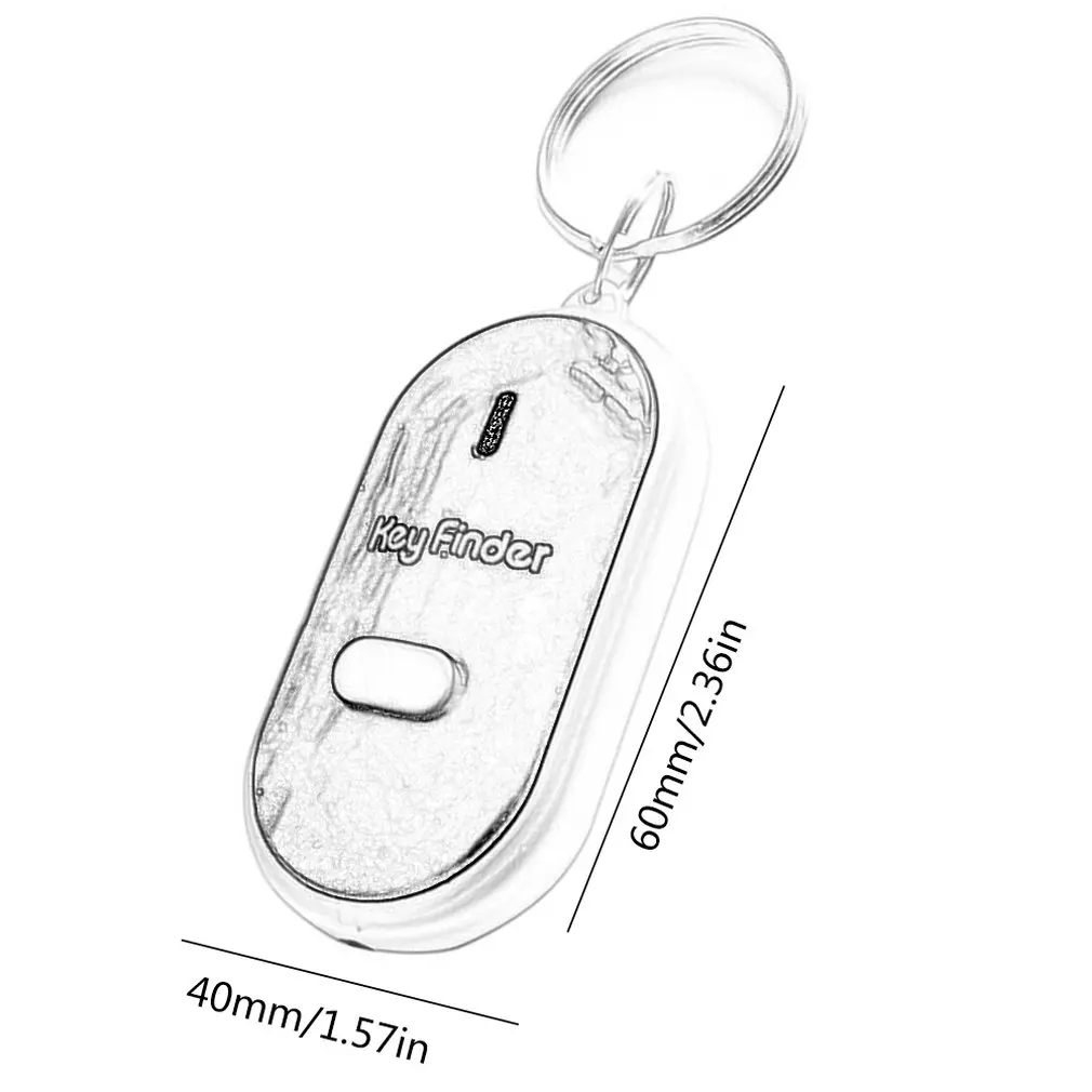

Mini Anti-Lost Whistle Key Finder Flashing Beeping Remote Kids Key Bag Wallet Locator Child Alarm Reminder