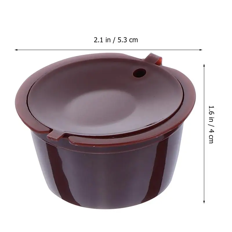

3pcs Coffee Capsule Strainer Cups Filter Cups Compatible for Dolce Gusto