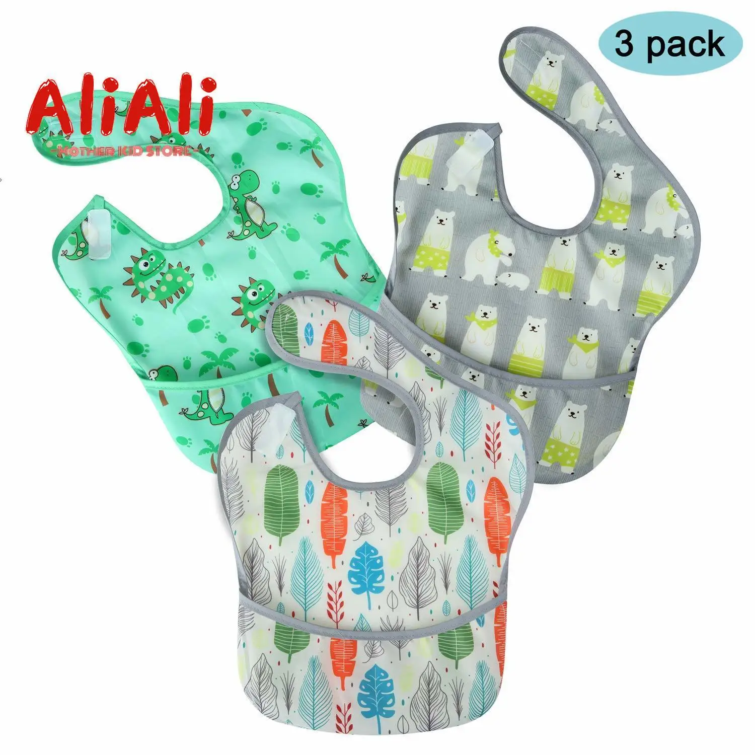 Сверхлегкий детский нагрудник pandaear 3 водонепроницаемый можно стирать защита от