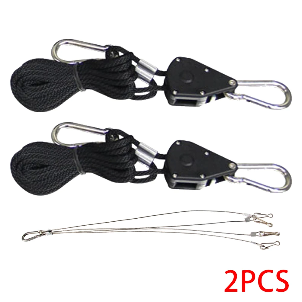 2 шт. Регулируемый шкив слинг подъемный трос трещотка крюк Максимальная нагрузка