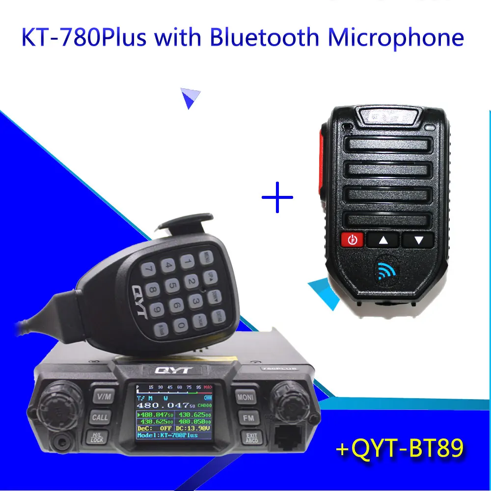 KT-780PLUS UHF400-480MHz Высокая выходная мощность 75 Вт дальние расстояния автомобиля радио QYT KT780Plus