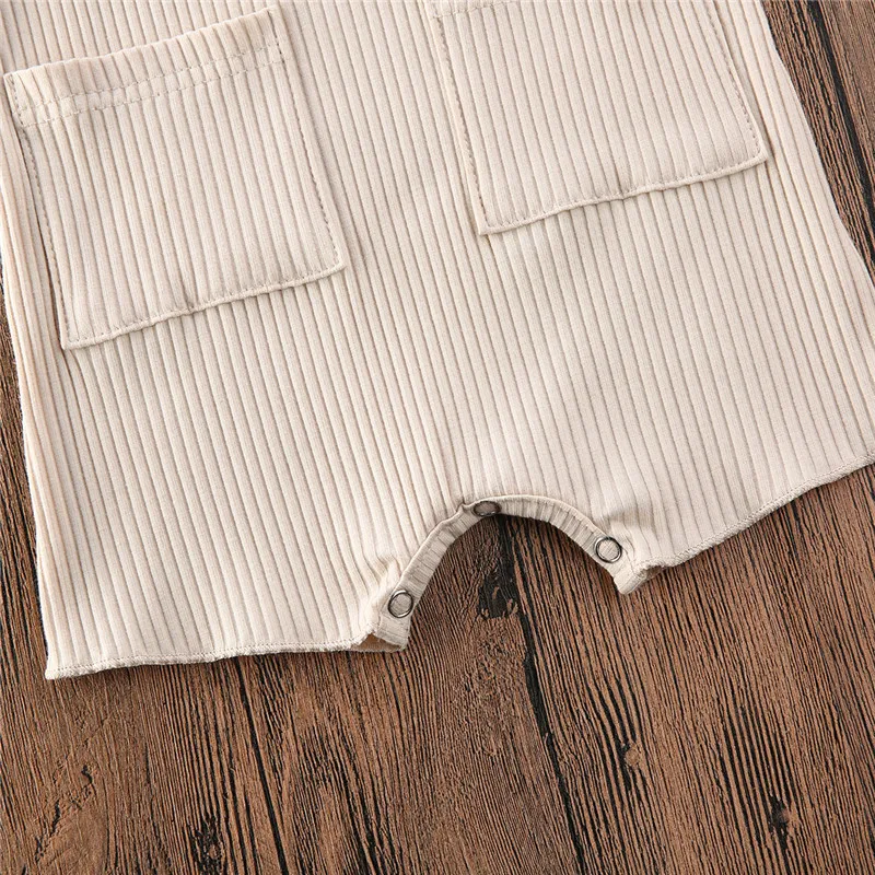 

0-24M Newborn Infant Baby Girl Boy Clothes Summer Sleeveless Sling Strap Romper Jumpsuit Baby Girl Boy Cotton Overalls +Headband