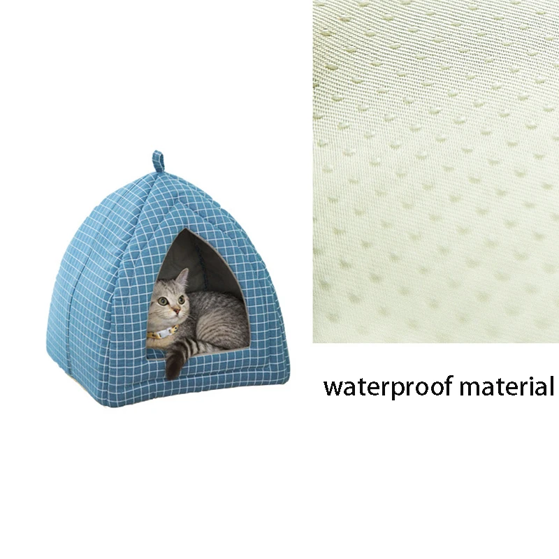 Домик-палатка для домашних питомцев мягкая складная кровать сна теплый домик