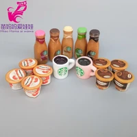 112 doll house decration accessories mini food coffee drink ice cream wine cup bottle for barbie doll ob 11 blythe doll diy