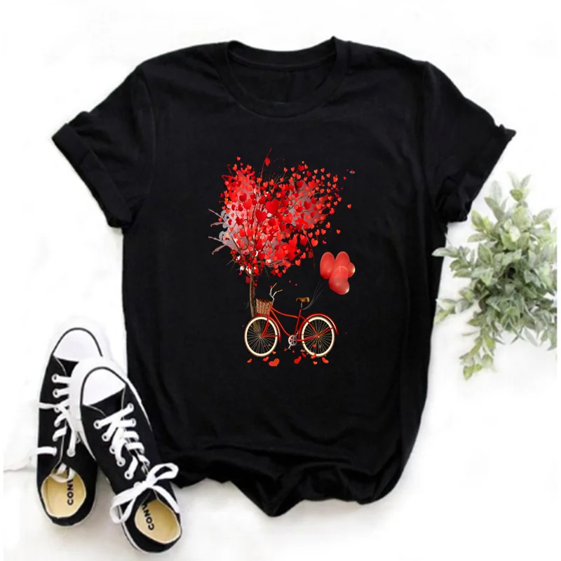 

Mayos Fashion T-shirt Ladies Casual Top Korean Harajuku Printed Top Kawaii Short Sleeve Ladies Top