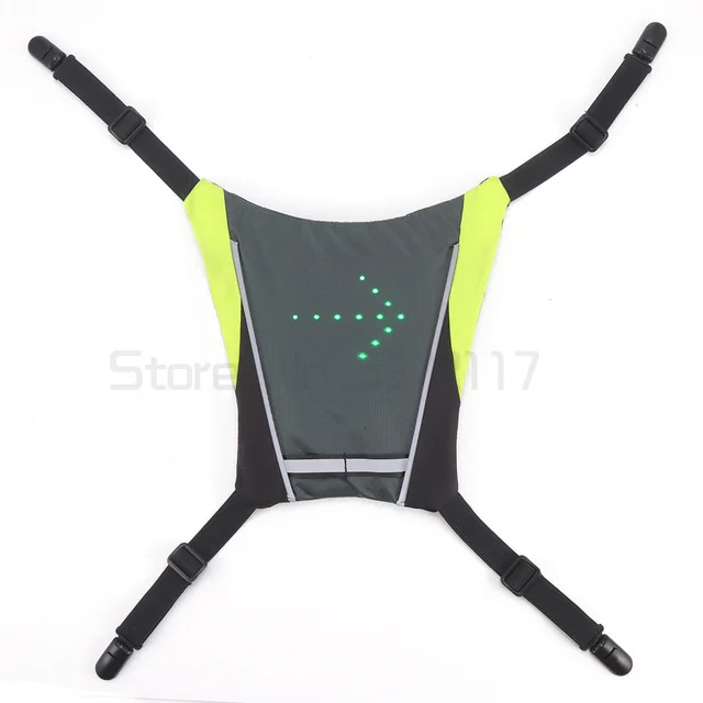 

Новый 2021 светодиодный Беспроводной Велосипеды жилет 20L MTB велосипеда сумка Безопасность светодиодный поворотник светильник жилет велосипе...