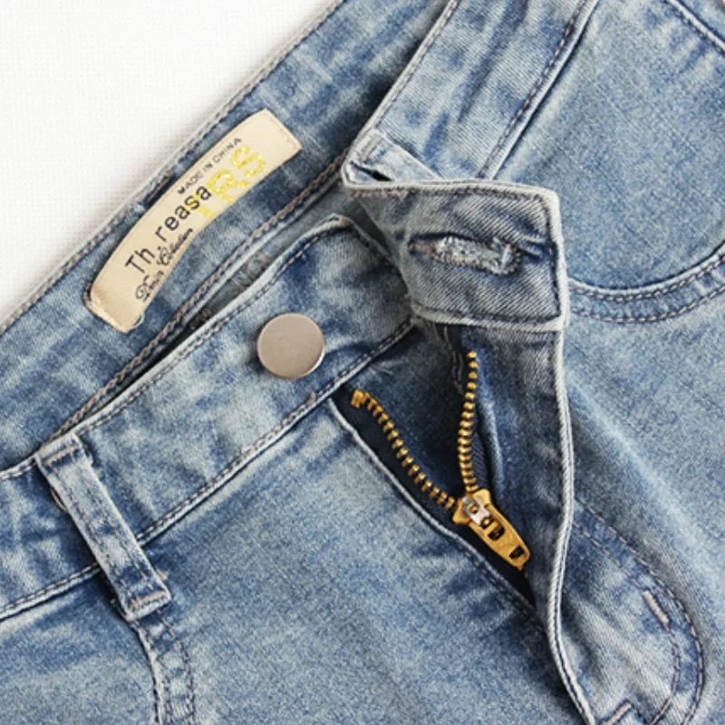 2019 женские джинсы со шнуровкой модные рваные узкие джинсовые брюки-карандаш с