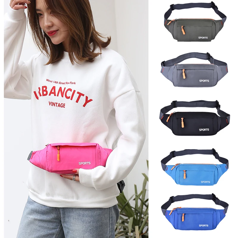 Забавная спортивная сумка с надписью для женщин водонепроницаемый поясной