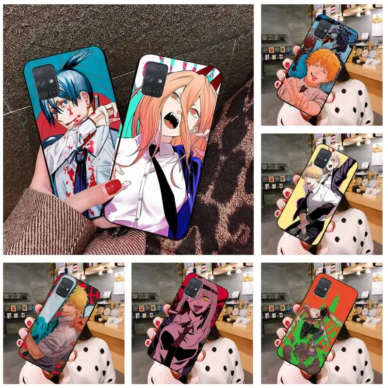 

Anime C-Chainsaws Man Phone Case For Samsung Galaxy A52 A21S A02S A12 A31 A81 A10 A30 A40 A50 A70 A80 A71 A51 5G