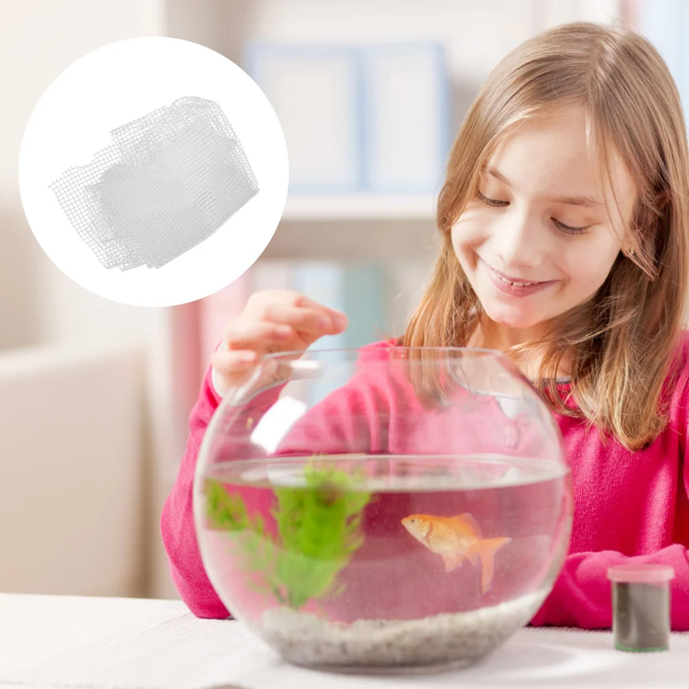 

1PC Anti-escape Net Aquarium DIY Protective Net Fish Tank Supply (White)