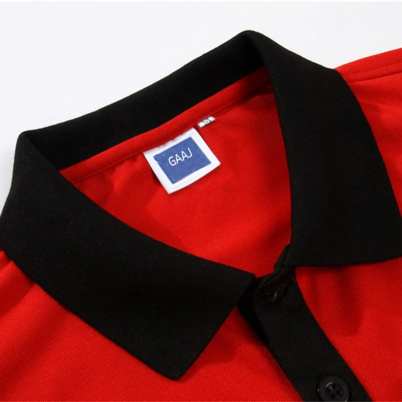 Рубашка-поло GAAJ 2VB4 Мужская приталенная цвет зеленый красный синий розовый 10