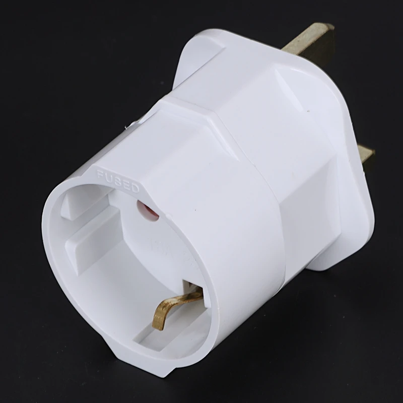 Travel Plug Socket Adapter Travel Adapter Power Germany EU on UK England World Travel AC Power Converter Plug Adaptor Socket Eu