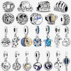 Подвеска в виде гитары и Снежинки из серебра 925 пробы