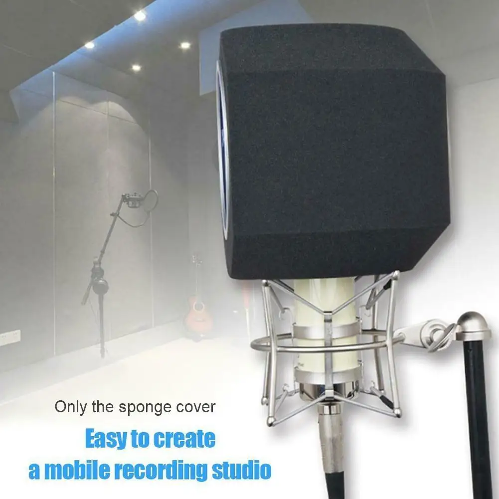 

Professional Studio Mic Screen Acoustic Filter Desktop Recording Microphone Noise Reduction Wind Screen for YouTube Tiktok Live