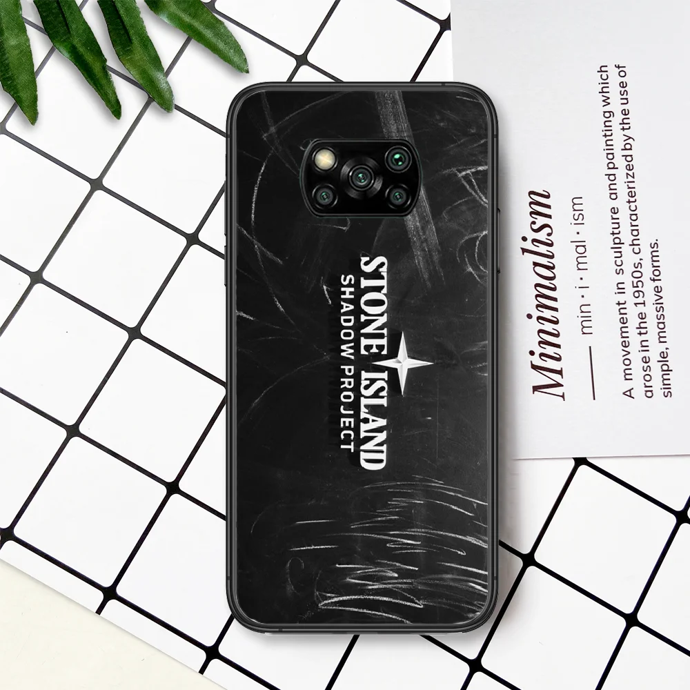 

Brand Fashion Brand Islands Stones Phone Case For Xiaomi Mi Note 10 A3 9 MAX 3 A2 8 9 Lite Pro Ultra black Waterproof Fashion