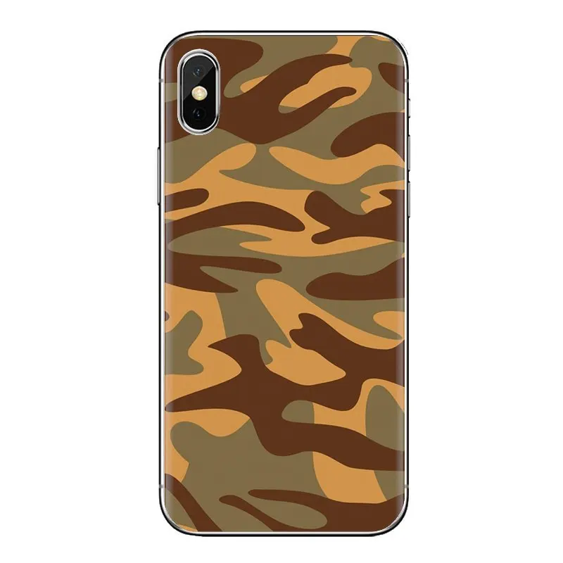 Камуфляж Форма военной камуфляжной расцветки чехол для телефона iPhone XS Max XR X 4 4S 5 5S
