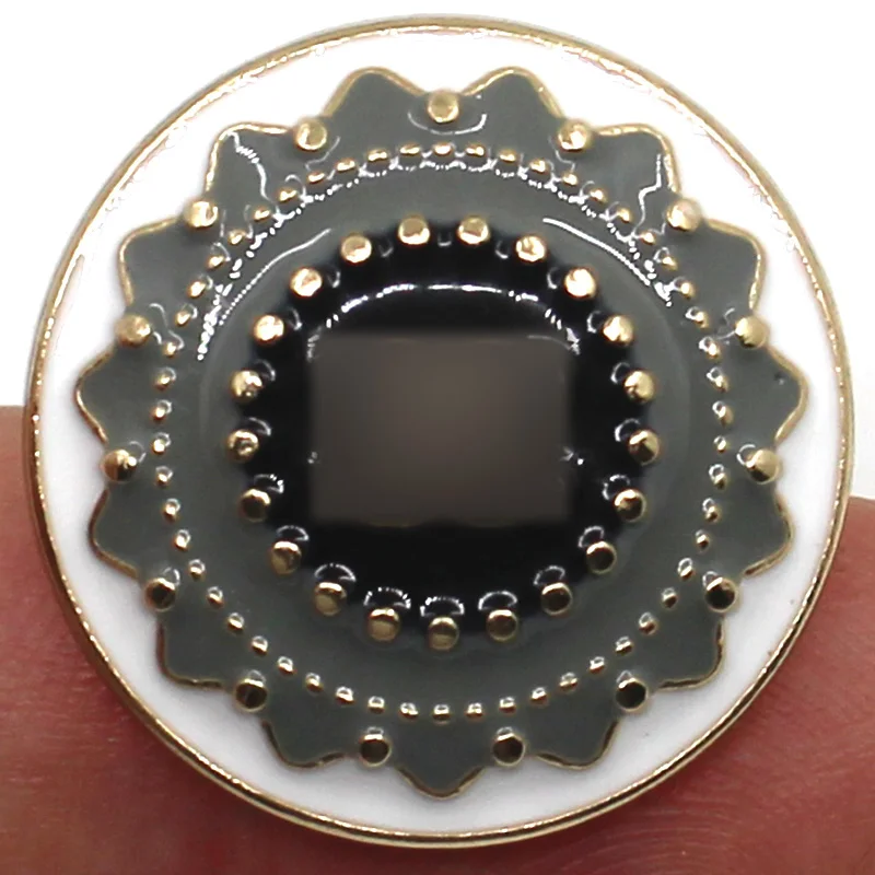 

10Pc New Style Small Fragrance Buttons, Round Buttons Coat Jacket Buttons Sewing Supplies Needlework