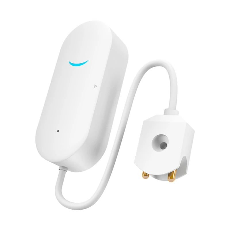 

Датчик утечки воды для домашней безопасности, совместим с Tuyasmart Smart Life Wi-Fi Смарт-приложением для определения утечки воды